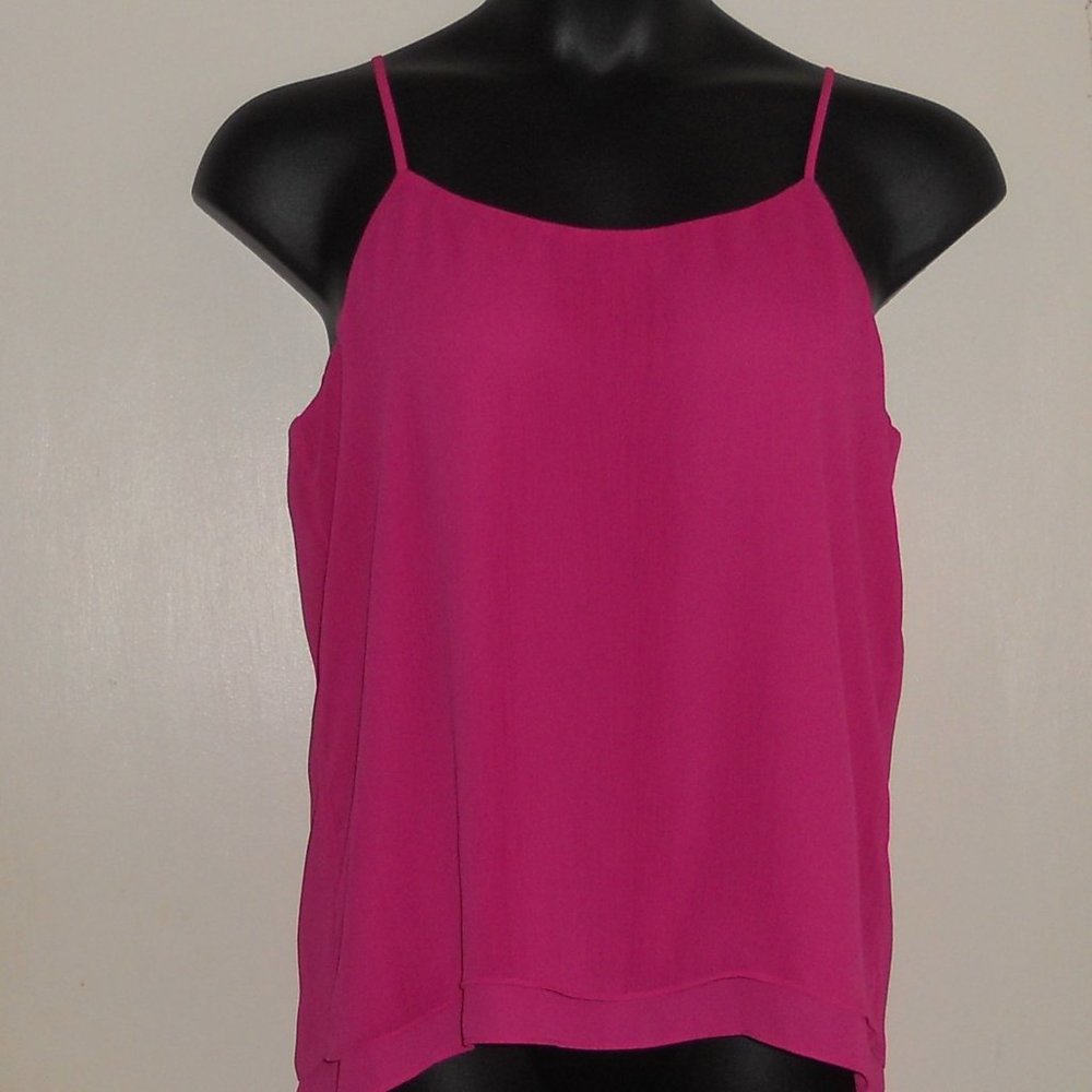 Violet + Claire Hot Pink Polyester Tank Top